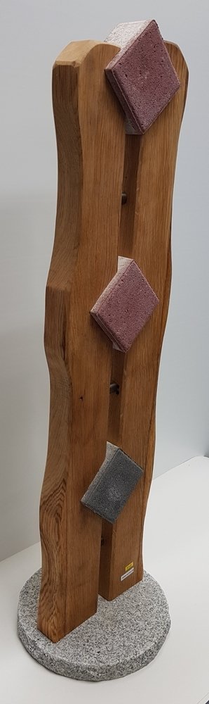 Holz Deko Säule